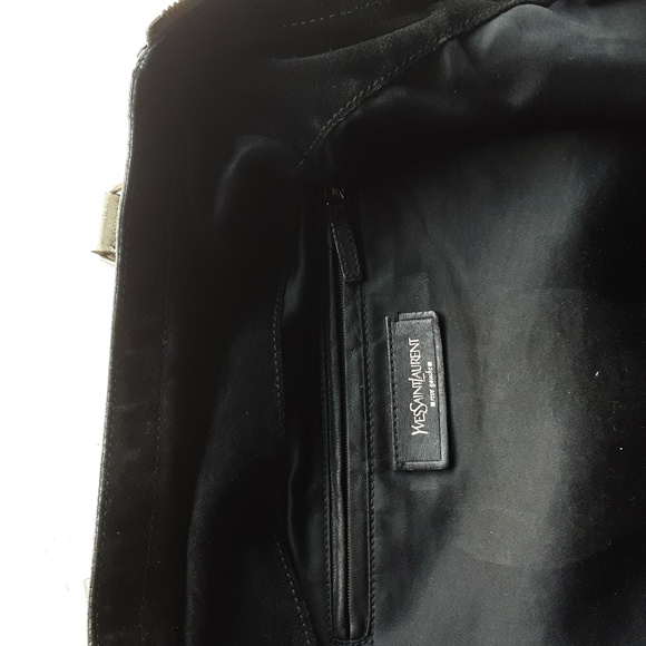 Ysl silver large rive gauche handbag - Picture 6 of 9